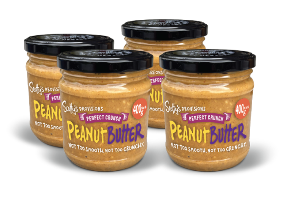 Perfect Crunch Peanut Butter 4 x 400g Jars